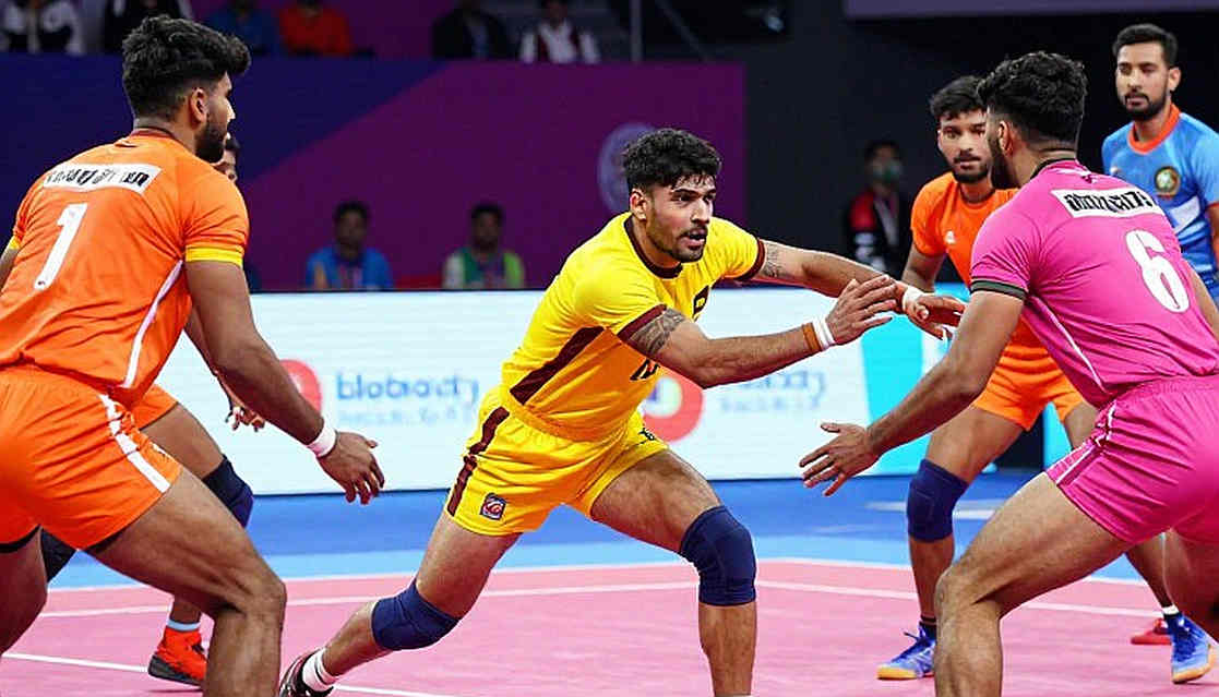 ৮৩-২৭ থেকে ৩৭-২১: এশিয়ান গেমস ২০২৬-এর কাবাডি টেবিল কী বলে, আর কী চেপে যায় ৮৩-২৭ থেকে ৩৭-২১: এশিয়ান গেমস ২০২৬-এর কাবাডি টেবিল কী বলে, আর কী চেপে যায়